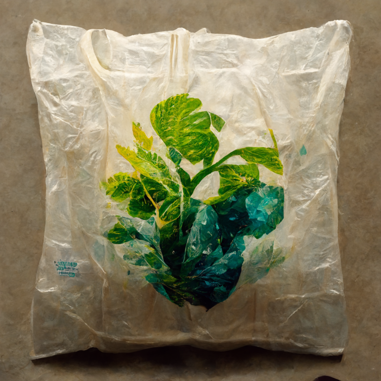 Green Plastic bag